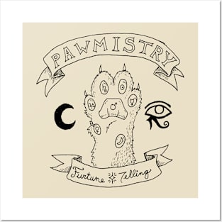 Pawmistry (Palmistry for cats) Posters and Art